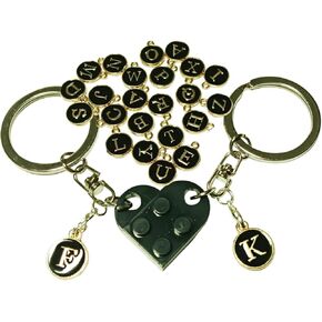 jeunecheval Heart Keychain for Valentines Day Gifts for Him Boyfriend Couples Matching Stuff Friendship Gift in Kuwait