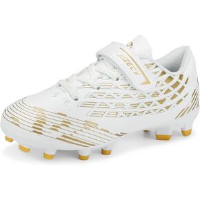 Juzecx Boys Soccer Shoes Kids Soccer Cleats Girls Football Shoes FG/AG Indoor Outdoor Cleats Athletic Soccer Child Training Shoes