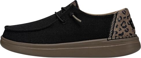 Hey Dude Wendy Rise Leo Black Size 11 | Women’s Shoes | Women’s Slip-on Loafers | Comfortable & Light-Weight in Saudi Arabia