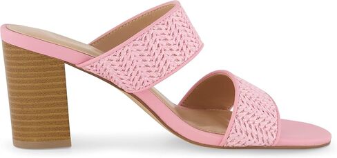 CUSHIONAIRE Women's Tosh two band heel sandal +Memory Foam and Wide Widths Available in Kuwait