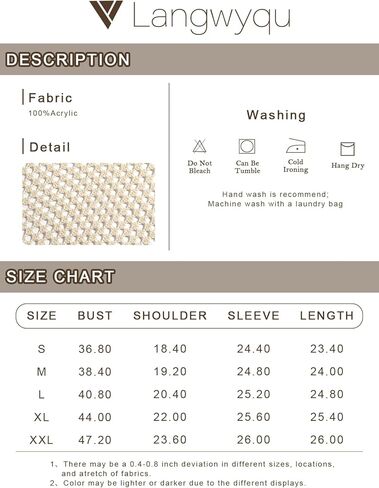 أغطية بكيني الشاطئ النسائية من Langwyqu بأزرار مجوفة وخفيفة الوزن وأكمام طويلة للصيف in Kuwait