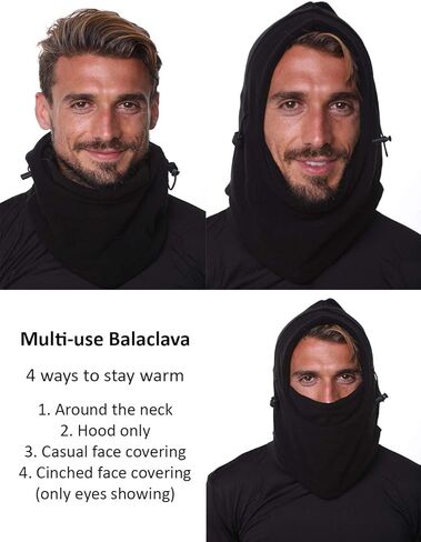 أقنعة صوف حراري فائقة الجفاف للرجال والنساء، قناع وجه كامل للشتاء والطقس البارد، قناعين in Kuwait