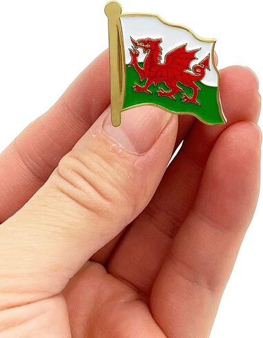 stidsds Welsh Flag Pin - Welsh Flags Pins Lapel Wales Flag Enamel Lapel Pin Men Women Suit & Waving Patriotic Metal Badge Souvenir Hat Backpacks Decoration(4 Pack) in Saudi Arabia