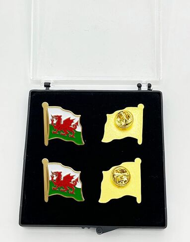 stidsds Welsh Flag Pin - Welsh Flags Pins Lapel Wales Flag Enamel Lapel Pin Men Women Suit & Waving Patriotic Metal Badge Souvenir Hat Backpacks Decoration(4 Pack) in Saudi Arabia