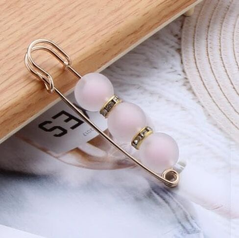 Colorful pearl pins, brooch, waist circumference, waist reduction, waist waist pin, waist collection tool, fixing clothes, colorful pearls in Saudi Arabia