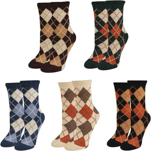 Benefeet Sox المرأة جوارب من الصوف. الجوارب الحرارية خمر الشتاء الدافئة سميكة جوارب متماسكة التنزه مريح المقصورة الجوارب هدايا عيد الميلاد in Saudi Arabia