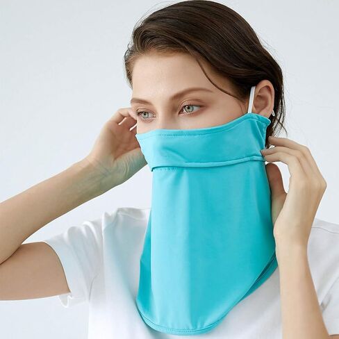 قناع UNILIPO Gaiter للنساء، قناع وجه باندانا للرقبة للحماية من الأشعة فوق البنفسجية in Kuwait