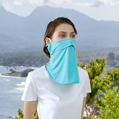 قناع UNILIPO Gaiter للنساء، قناع وجه باندانا للرقبة للحماية من الأشعة فوق البنفسجية in Kuwait
