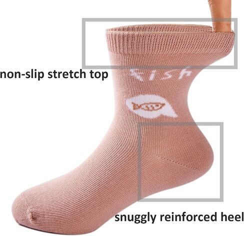 Boys Seamless Toe Socks Cotton Crew Athletic Socks Colorful Quarter Socks in Saudi Arabia