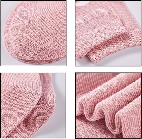 Boys Seamless Toe Socks Cotton Crew Athletic Socks Colorful Quarter Socks in Saudi Arabia