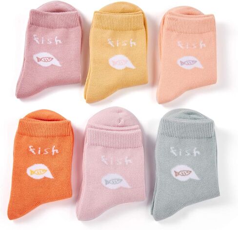 Boys Seamless Toe Socks Cotton Crew Athletic Socks Colorful Quarter Socks in Saudi Arabia