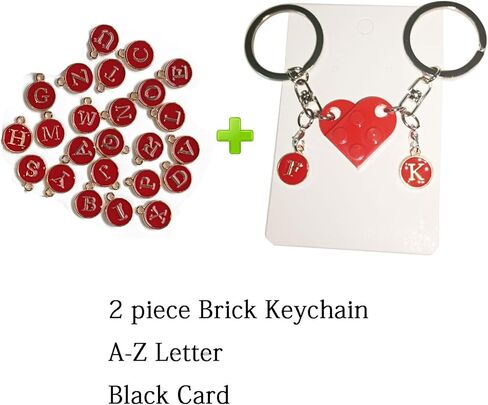 jeunecheval Heart Keychain for Valentines Day Gifts for Him Boyfriend Couples Matching Stuff Friendship Gift in Saudi Arabia