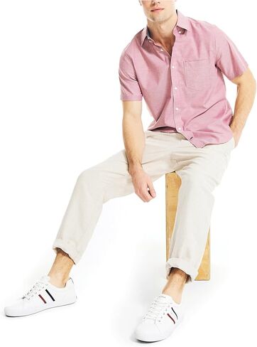Nautica Men's Short-Sleeve Oxford Shirt in Saudi Arabia