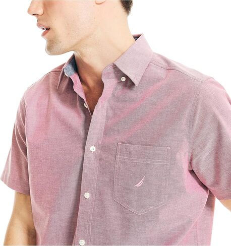 Nautica Men's Short-Sleeve Oxford Shirt in Saudi Arabia