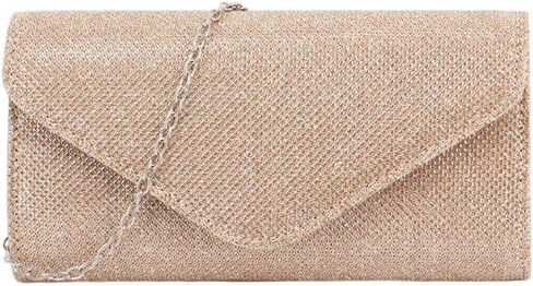 حقيبة سهرة Naimo Flap Dazzling Small Clutch مع سلسلة قابلة للفصل in Saudi Arabia