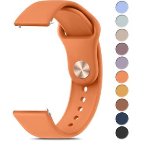 Meliya Bands Compatible with 20mm Watch Bands, Quick Release Soft Silicone Sport Replacement Strap for Smartwatch with 20mm Watch Lugs for Women Men in Kuwait