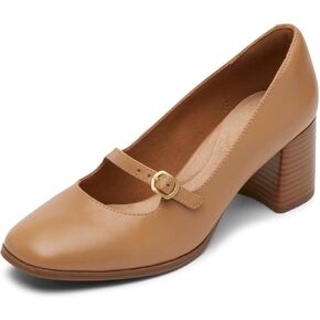 Rockport Women's Violetta Mary Jane, Mocha Latte Leather, 7 M in Kuwait