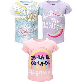 Lyrics by Lennon and McCartney Girls 3 Pack Graphic T-Shirts Toddler to Big Kid in Kuwait