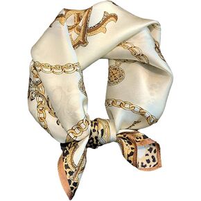 وشاح رأس مربع صغير 100% من حرير التوت النقي للنساء 21" x 21" من WINSLY - Small كوفي in Saudi Arabia