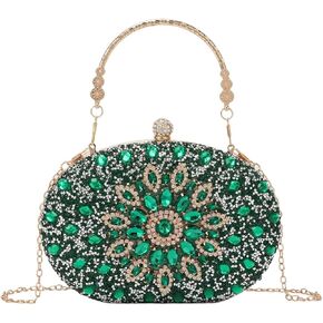 Lanpet Women Crystal Clutch Purse Rhinestone Evening Handbags for Wedding Party in Kuwait