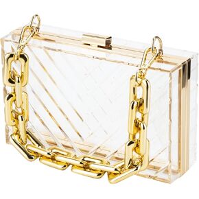 جريبت شنطة يد صغيرة شفافة من الاكريليك للنساء in Kuwait