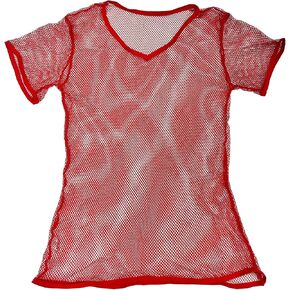 TAIKMD Men's Sheer Fishnet Short Sleeve T- Shirt Muscle Top Sport Workout Tank Tee Clubwear Mesh Undershirt in Saudi Arabia