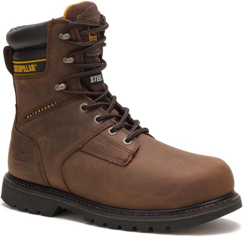 Cat Footwear Men's Salvo 8" Waterproof Steel Toe Thinsulate Work Boot in Saudi Arabia