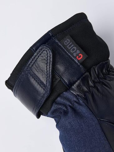 قفاز Hestra CZone Primaloft Inverno ذو 5 أصابع معزول، قفازات مقاومة للماء للشتاء اليومي والتزلج على جبال الألب in Saudi Arabia