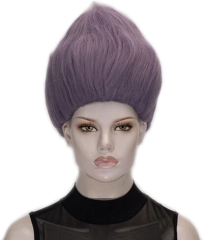 QACCF Men and Women Unisex Short Straight Yaki Realistic Halloween Costume Cosplay Wig (Blue) in Saudi Arabia