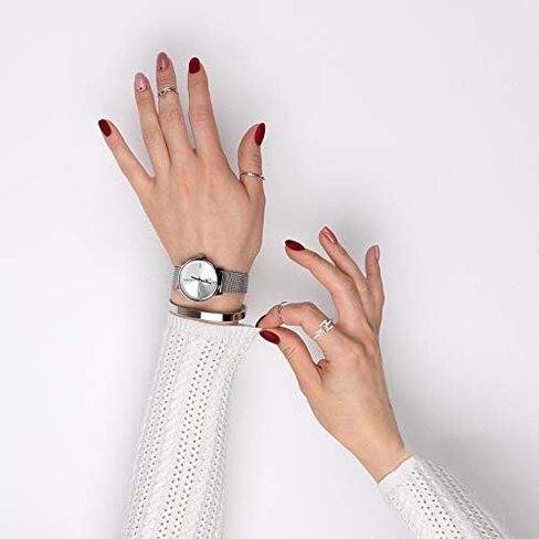 FUTIMELY Initial Letter Ring Alphabet Ring A-Z Silver Crystal Open Adjustable Personalized Initial Ring for Women Teen Girls in Saudi Arabia