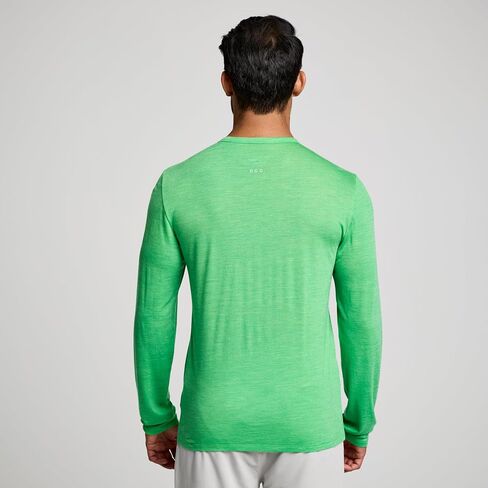 أكمام طويلة للرجال من Saucony Peregrine Merino in Saudi Arabia