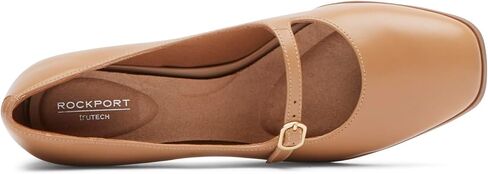 Rockport Women's Violetta Mary Jane, Mocha Latte Leather, 7 M in Saudi Arabia