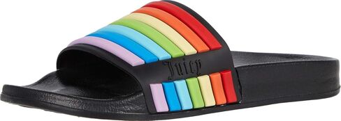 Juicy Couture Slide Sandals, Beach Flats for Women, Summer Shoes in Saudi Arabia