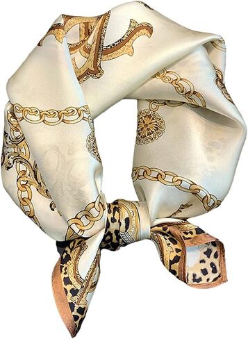 وشاح رأس مربع صغير 100% من حرير التوت النقي للنساء 21" x 21" من WINSLY - Small كوفي in Saudi Arabia