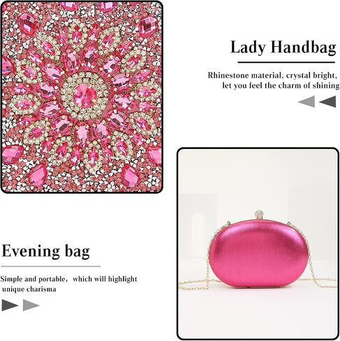 CORIOS Rhinestone Evening Bag for Women Sparkly Sequin Purse Bridal Wedding Handbag in Saudi Arabia