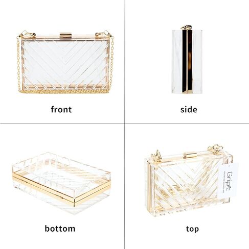 جريبت شنطة يد صغيرة شفافة من الاكريليك للنساء in Kuwait