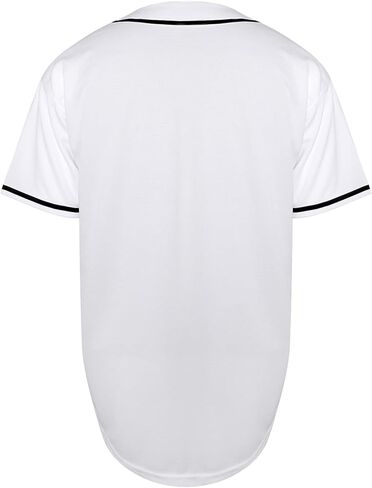 ميسوسبيرو تي شيرت بيسبول جيرسي فارغ للرجال بأكمام قصيرة وأزرار سفلية in Kuwait