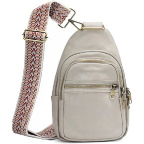 حقيبة حبال توباسيون للنساء، حقائب كروس للنساء، حقيبة خصر بحزام قابل للتعديل (أسود) in Kuwait