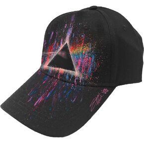 قبعة بيسبول DSOTM Pink Splatter للرجال من Pink Floyd باللون الأسود in Kuwait