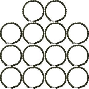 RONYOUNG 14PCS Elastic Boot Straps Military Leg Straps Blousing Garters with Metal Hooks for Navy Army Air Force