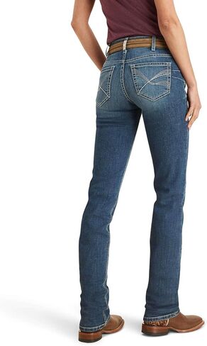 ARIAT Women's R.e.a.l. Mid Rise Michela Straight Jean in Saudi Arabia