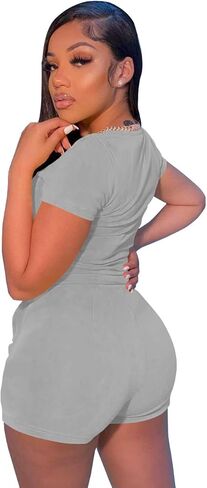 توبسراني بدلة رياضية بودي كون مكونة من قطعتين للنساء، بدلة رياضية للجري لراكبي الدراجات والتمارين الرياضية، بيجامات وشورت وسروال in Kuwait