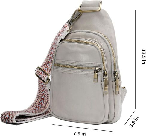 حقيبة حبال توباسيون للنساء، حقائب كروس للنساء، حقيبة خصر بحزام قابل للتعديل (أسود) in Kuwait