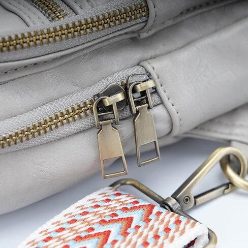 حقيبة حبال توباسيون للنساء، حقائب كروس للنساء، حقيبة خصر بحزام قابل للتعديل (أسود) in Kuwait