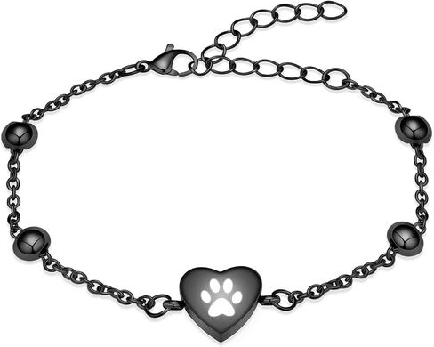 Imrsanl Heart Urn Bracelet for Ashes for Women Girl Stainless Steel Pet Urn Bracelet Bangle for Ashes Cremation Jewelry Memorial Gifts in Saudi Arabia