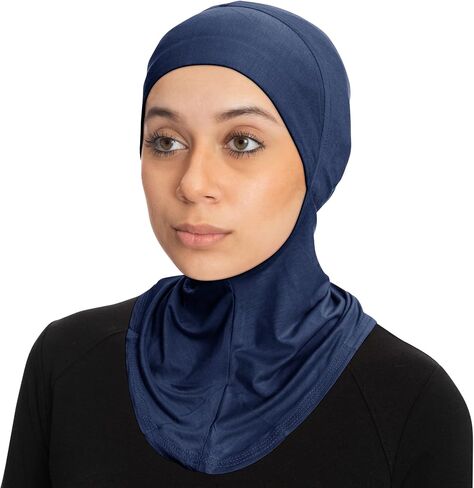 TheHijabStore.com قبعة حجاب نينجا للسيدات تحت الوشاح من الجيرسيه المطاطي لتغطية الرقبة الكاملة حجاب - إكسسوارات بونيه وشاح الرأس in Saudi Arabia