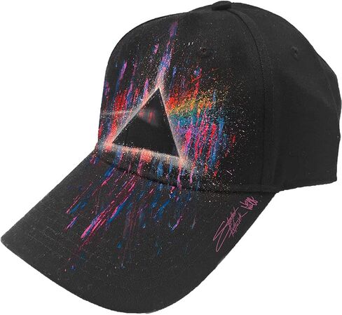 قبعة بيسبول DSOTM Pink Splatter للرجال من Pink Floyd باللون الأسود in Kuwait