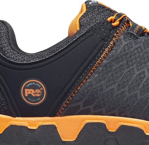 Timberland PRO Men's Powertrain Sport Alloy Safety Toe Athletic Industrial Work Shoe, Black/Orange-2024 New, 11.5 in Saudi Arabia