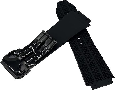 Mitekiic 24mm Rubber Watch Band Replacement Strap Waterproof with Tool for Hublot Big Bang in Kuwait