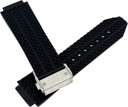 Mitekiic 24mm Rubber Watch Band Replacement Strap Waterproof with Tool for Hublot Big Bang in Kuwait